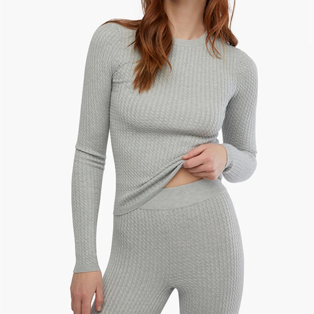 NWT Weworewhat cable knit top size XL